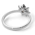Lotus Flower Solitaire Brown Diamond Ring - Lotus no. 1103